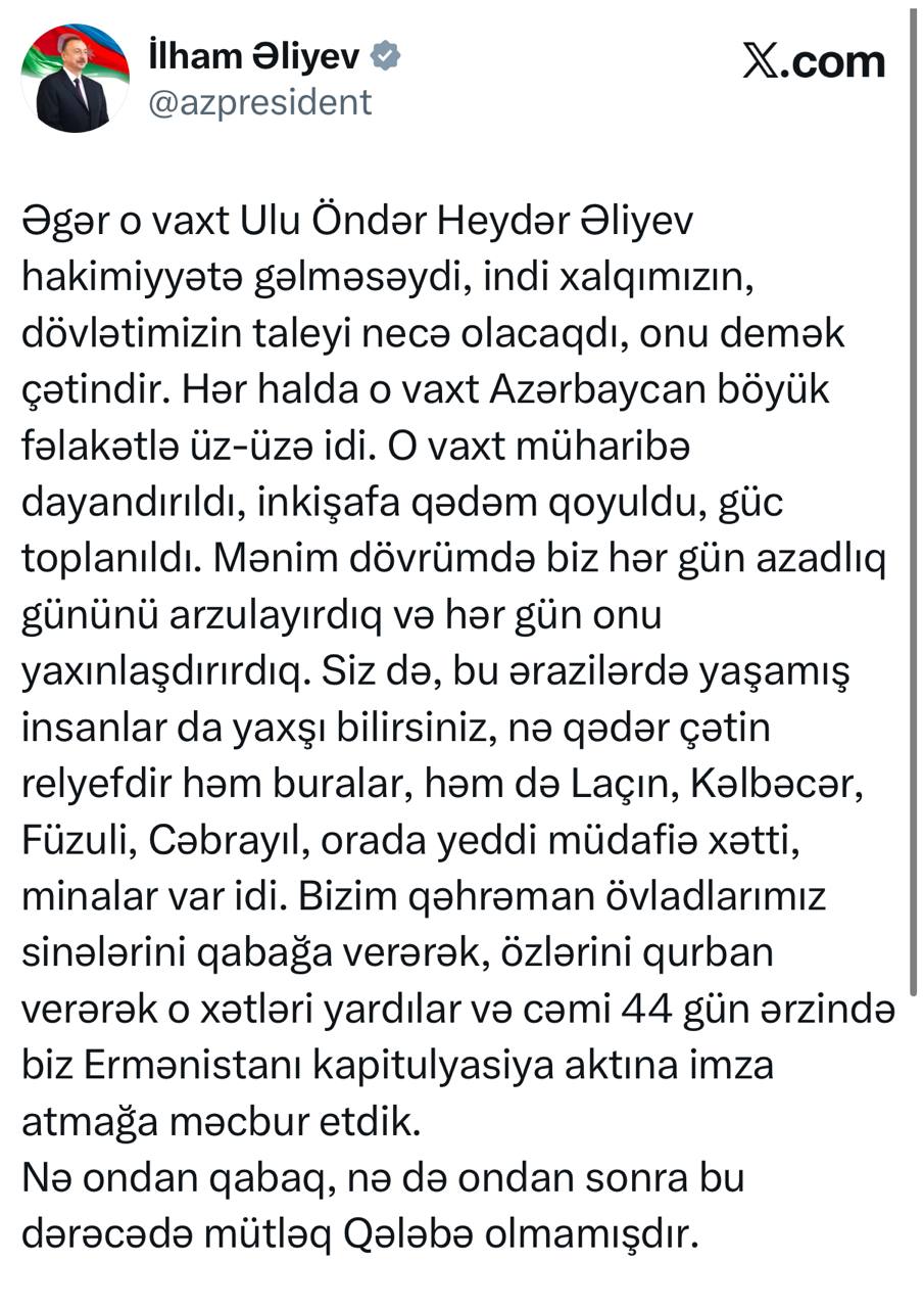Azərbaycan böyük fəlakətlə üz-üzə idi - Şəkil 1