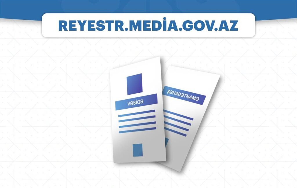 Reyestrə düşmək üçün 20 AZN-lik ödəniş ləğv edilir Media reyestri fealiyyete basladi 6a310d509d6a3