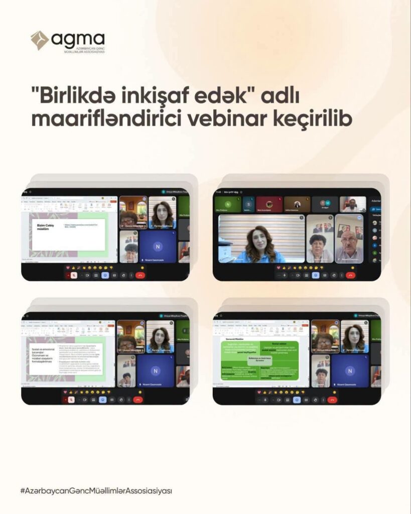 “Birlikdə inkişaf edək” adlı maarifləndirici vebinar keçirilib Fb img 1785225797370 6a686266d5a83