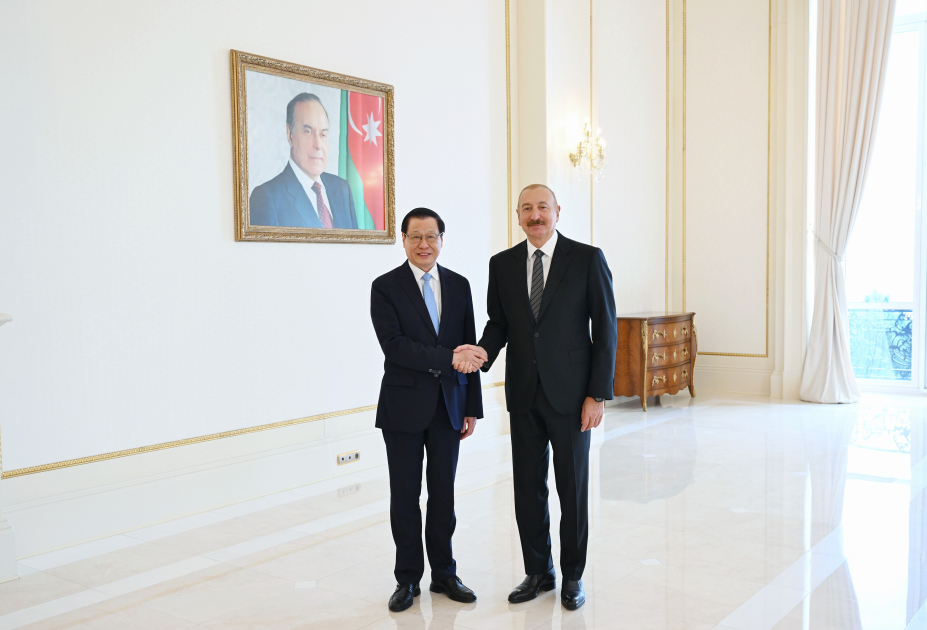 İlham Əliyev Çin Baş prokurorunu qəbul etdi - Şəkil 1